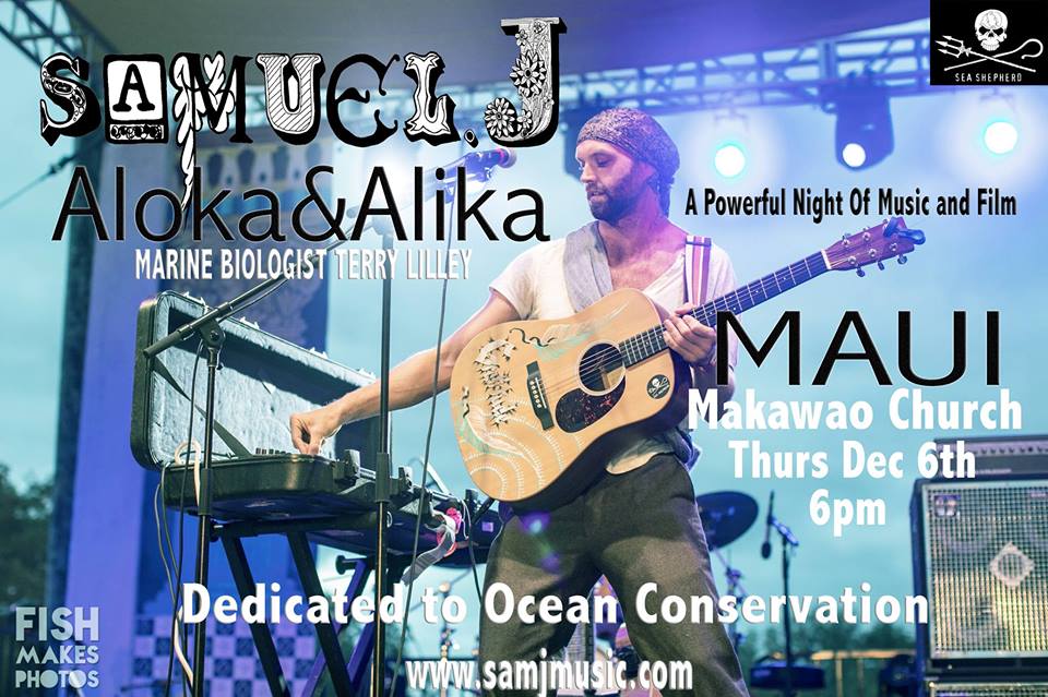 Samuel J MAUI OCEAN Protection Concert » Conscious Maui